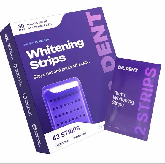 DR.DENT Purple Teeth Whitening Strips 42's Pack