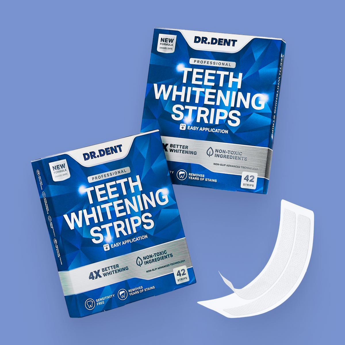 DR.DENT teeth Whitening Strips 42's Pack